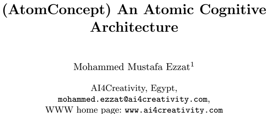 The Atomic Concept’s Model